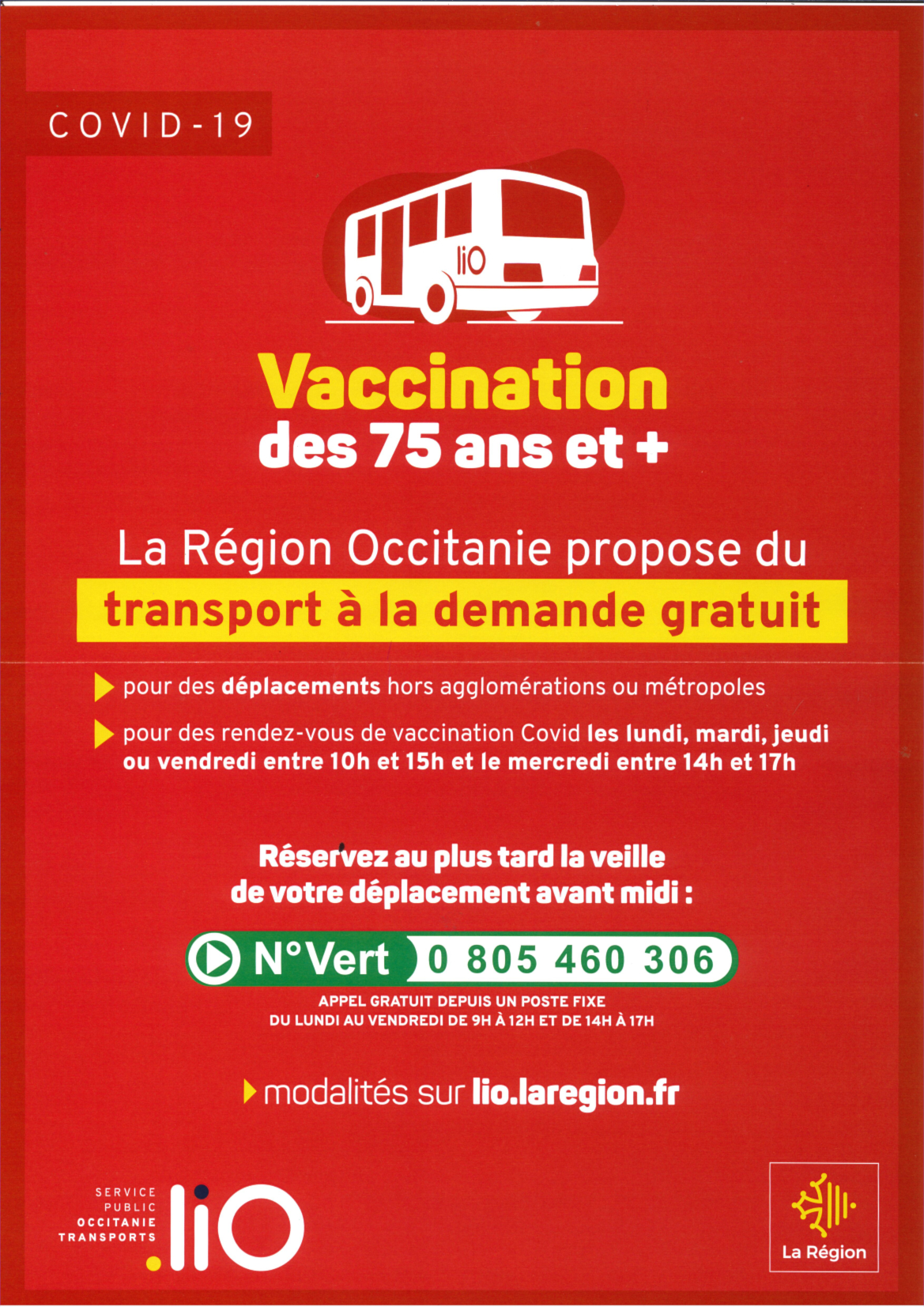 affiche transport vaccin covid